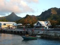 The wharf at Avatiu Harbor